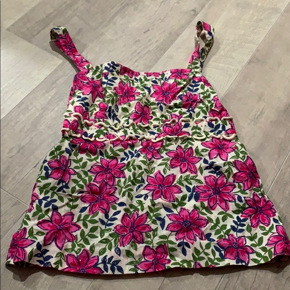 Vintage Lilly Pulitzer floral print top